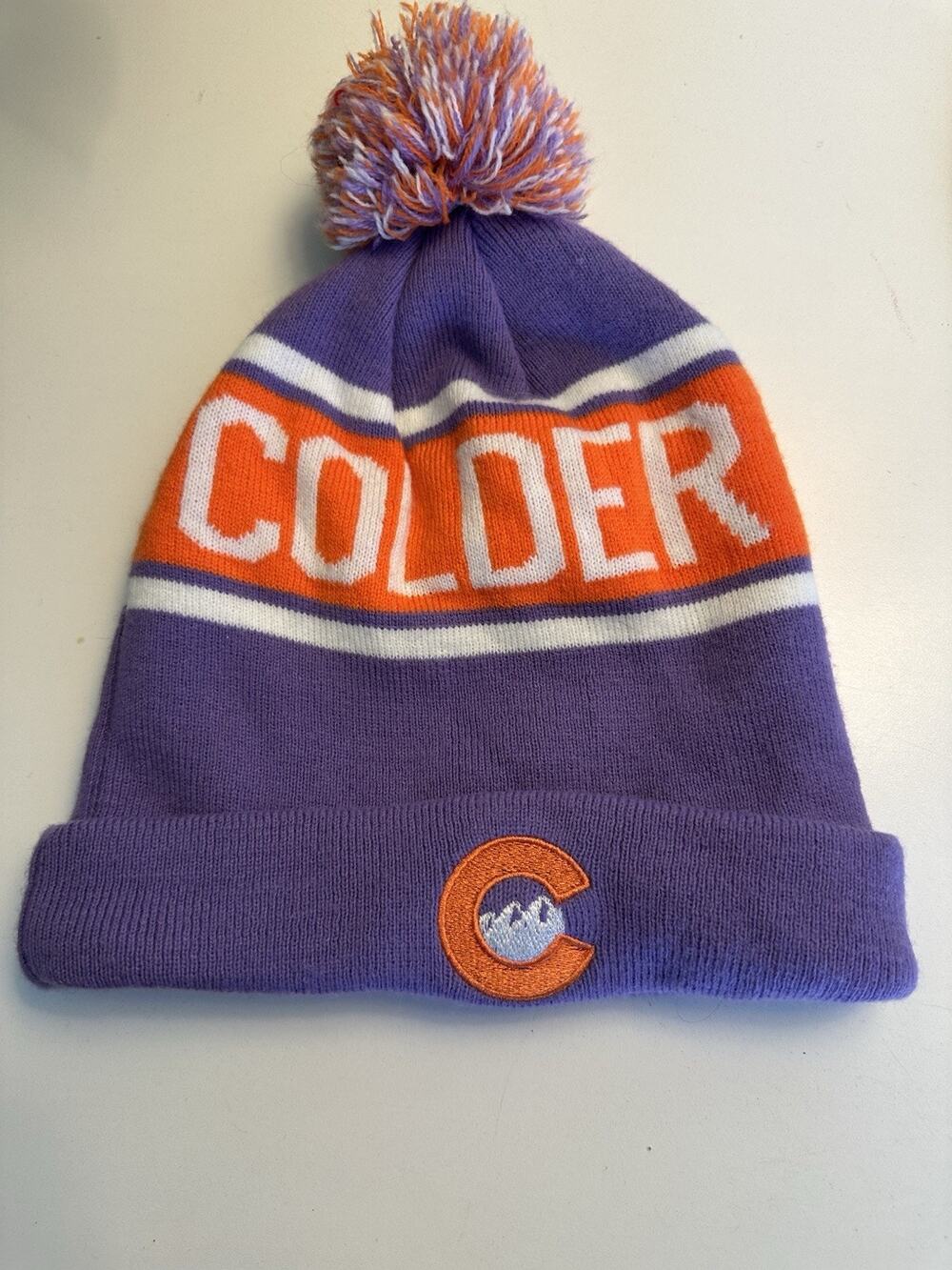 Colder Bolder boco gear boulder Colorado knit hat cap beanie run running race CO